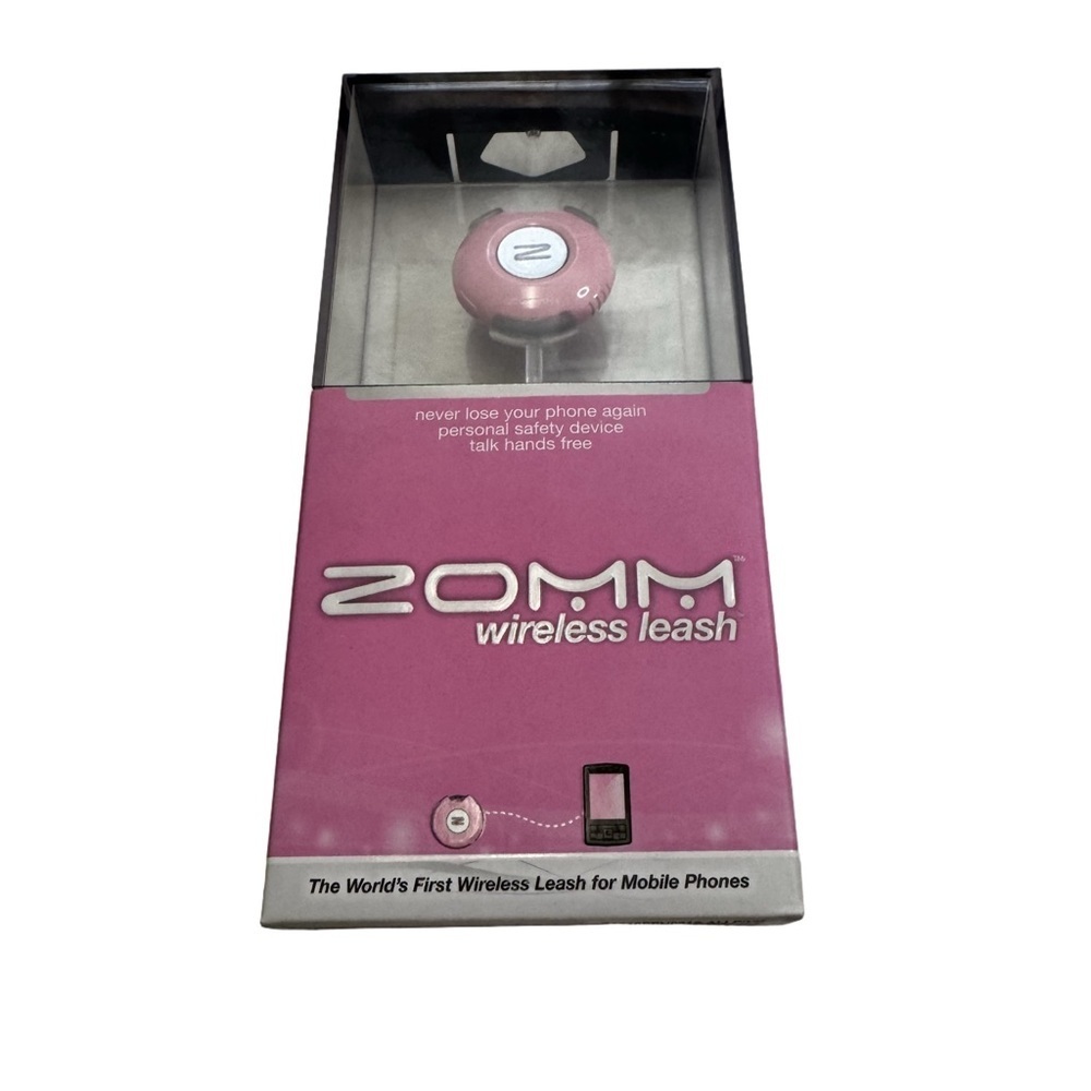 Zomm Wireless Leash Alarming Smart Bluetooth Safety Device Pink New in Box NWOT